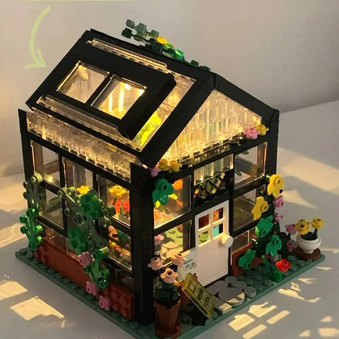 LED-Glashaus-Café Spielhaus für Kinder