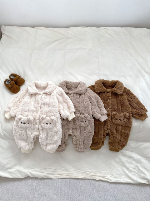 Säugling Teddybär Winter Overall aus Baumwolle