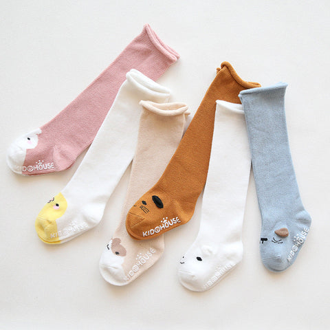 Rutschfeste Knie-Socken aus weicher Baumwolle für Babys