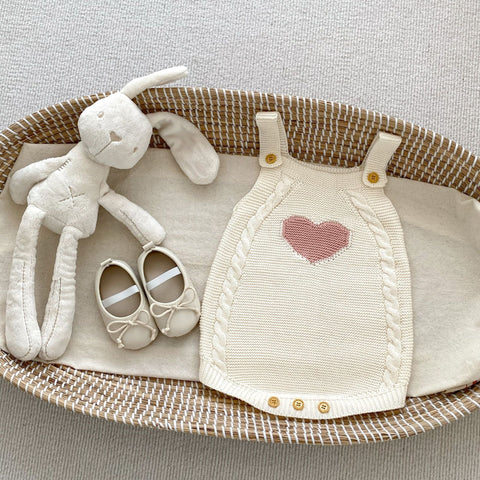 Baby Mädchen Weste mit Herz Design
