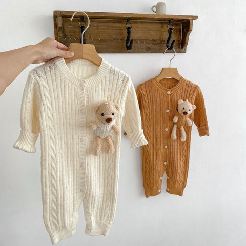 Baby Unisex Solide Pullover mit Langarm für Herbst