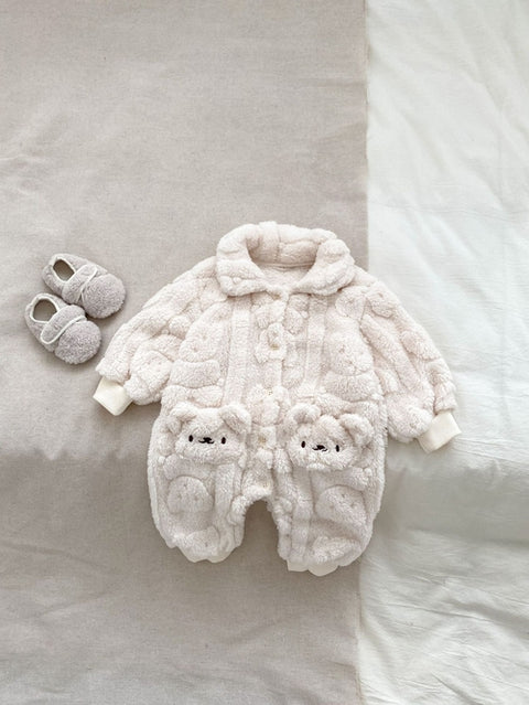 Säugling Teddybär Winter Overall aus Baumwolle