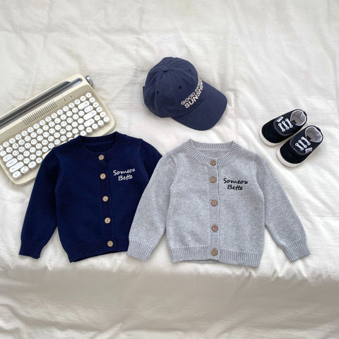 Herbst Baby - Kinder Jungen Pullover mit Logo
