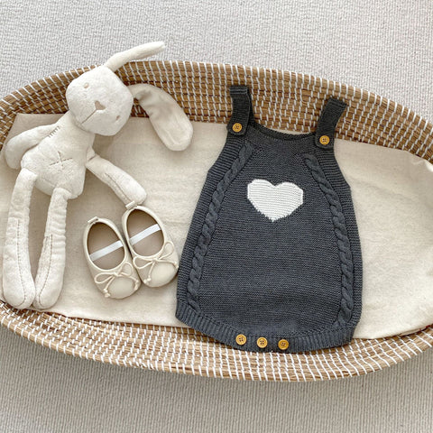 Baby Mädchen Weste mit Herz Design