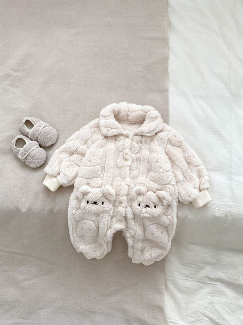Säugling Teddybär Winter Overall aus Baumwolle