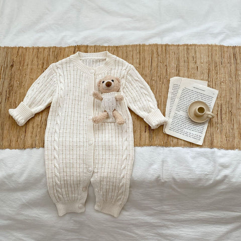Baby Unisex Solide Pullover mit Langarm für Herbst