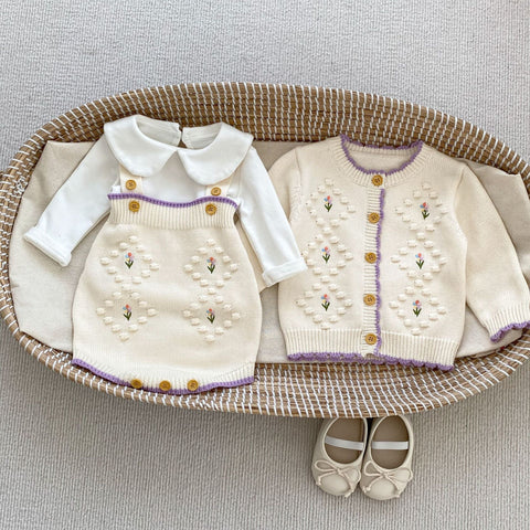 Hochwertige handgefertigte Kleid Sets für Babys