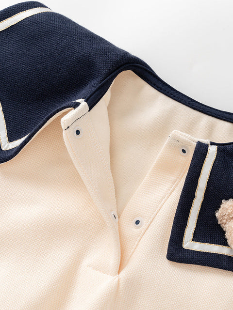Baby Matrose Set mit Kapuzenpullover und mit Kombihose