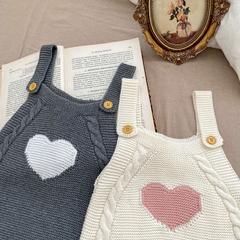 Baby Mädchen Weste mit Herz Design