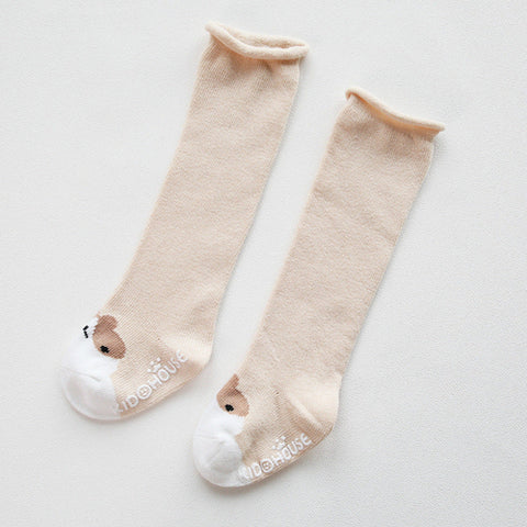Rutschfeste Knie-Socken aus weicher Baumwolle für Babys