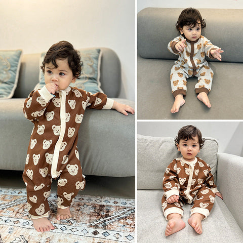 Teddy Bär Pyjama für Kleinkinder Baumwolle