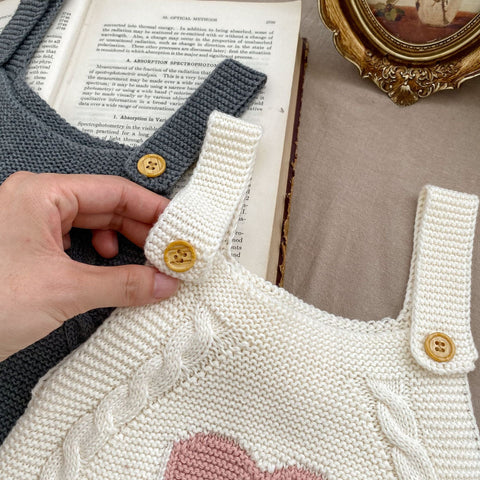 Baby Mädchen Weste mit Herz Design