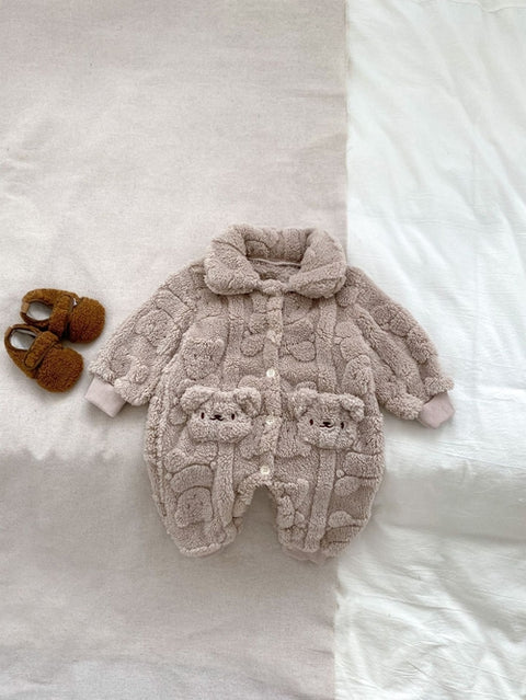 Säugling Teddybär Winter Overall aus Baumwolle