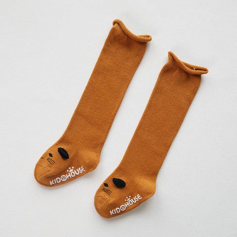 Rutschfeste Knie-Socken aus weicher Baumwolle für Babys