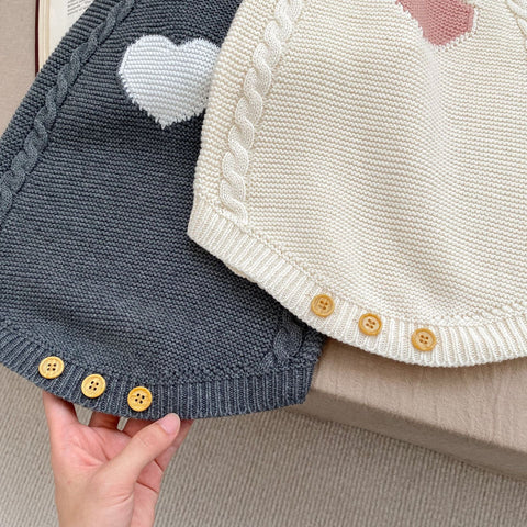 Baby Mädchen Weste mit Herz Design