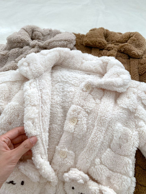 Säugling Teddybär Winter Overall aus Baumwolle