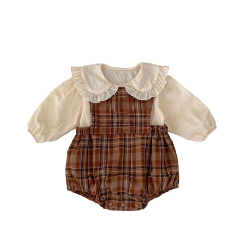 Strampler im Vintage-Stil und Hemd-Sets