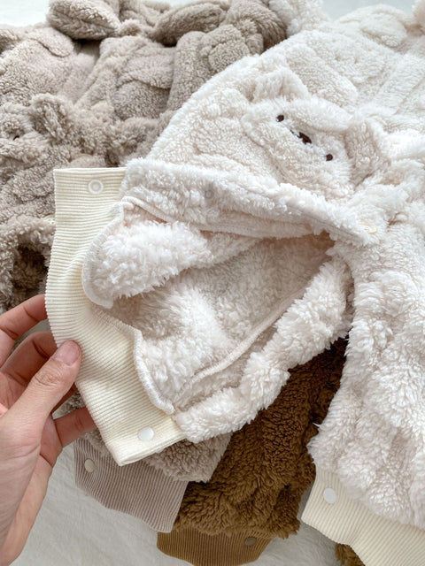 Säugling Teddybär Winter Overall aus Baumwolle