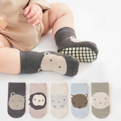 Bequeme rutschfeste Baumwollsocken mit Cartoon-Motiv