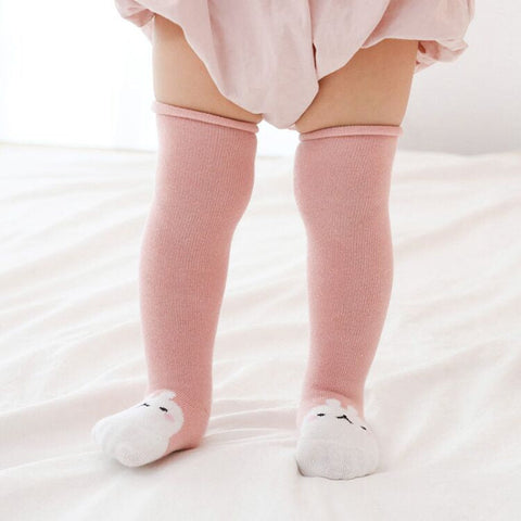 Rutschfeste Knie-Socken aus weicher Baumwolle für Babys