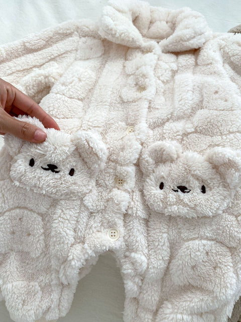 Säugling Teddybär Winter Overall aus Baumwolle