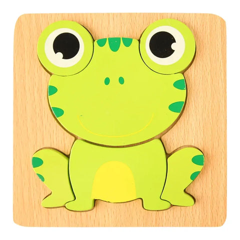 Holzpuzzle Baby Cartoon Tier