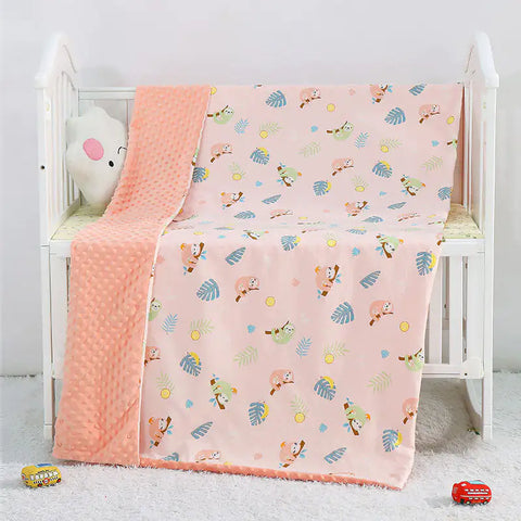 Cartoon Baby Blankets - Cotton 110 x 150 cm