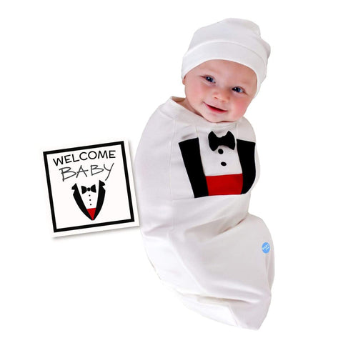 Baby Joe - Welcome Baby Sleeping Bag - Tuxedo Baby