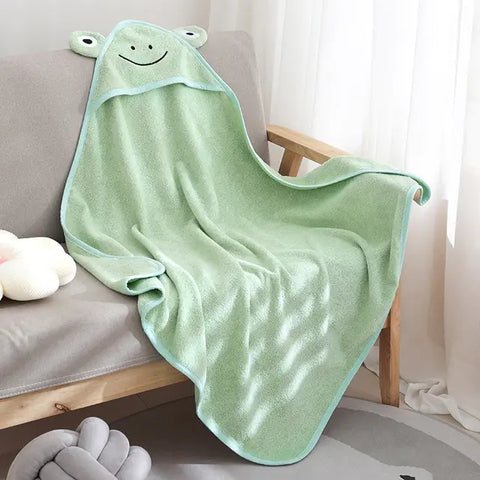 Babybadetuch aus Mikrofaser mit Cartoon-Motiv