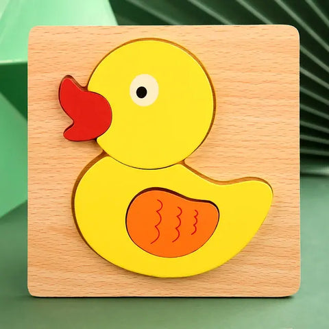 Holzpuzzle Baby Cartoon Tier