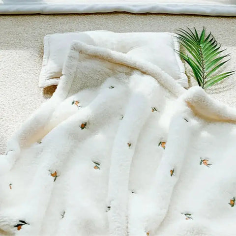 Weiche Flanell-Babydecke für Neugeborene